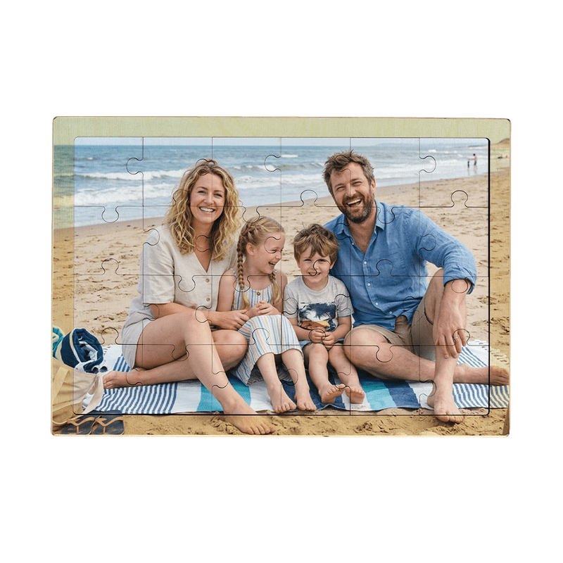 Houten fotopuzzel (liggend 24)