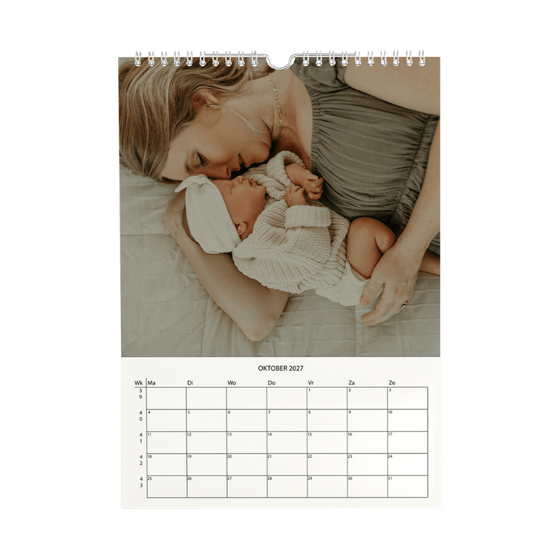 Gepersonaliseerde jaarkalender (staand)