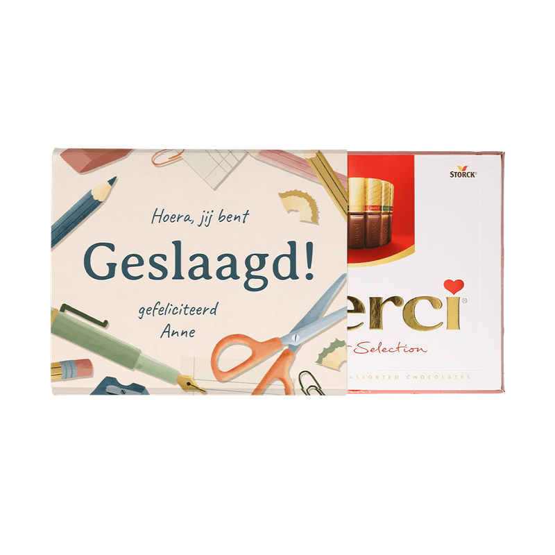 Merci chocolade personaliseren 250g