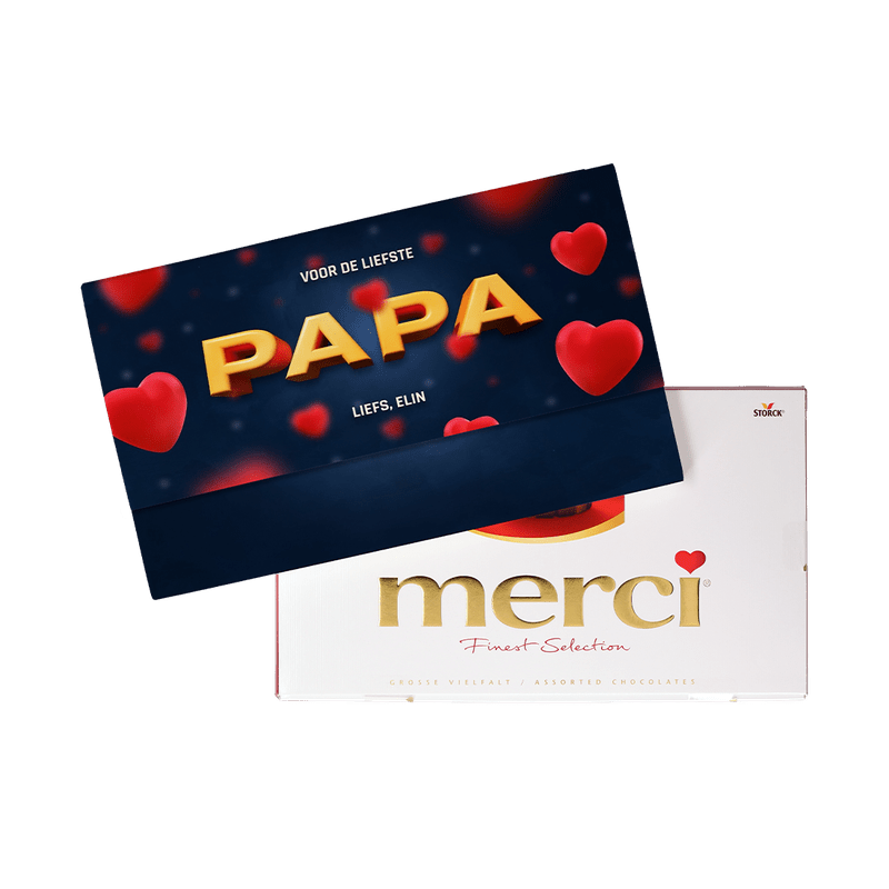 Merci chocolade personaliseren 400g