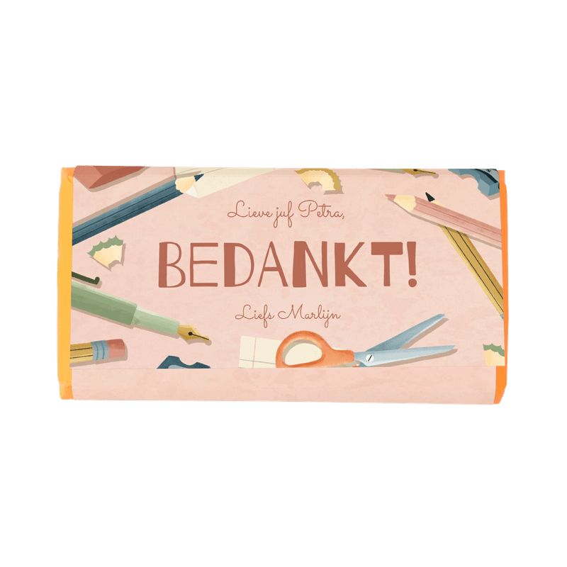 Tony’s reep ‘Bedankt juf/meester’