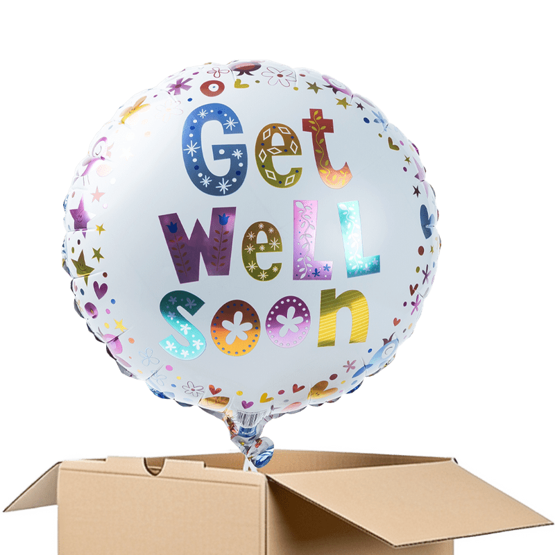 Heliumballon ‘Get well soon’