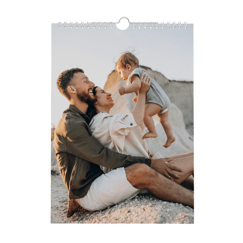 Gepersonaliseerde jaarkalender (staand)