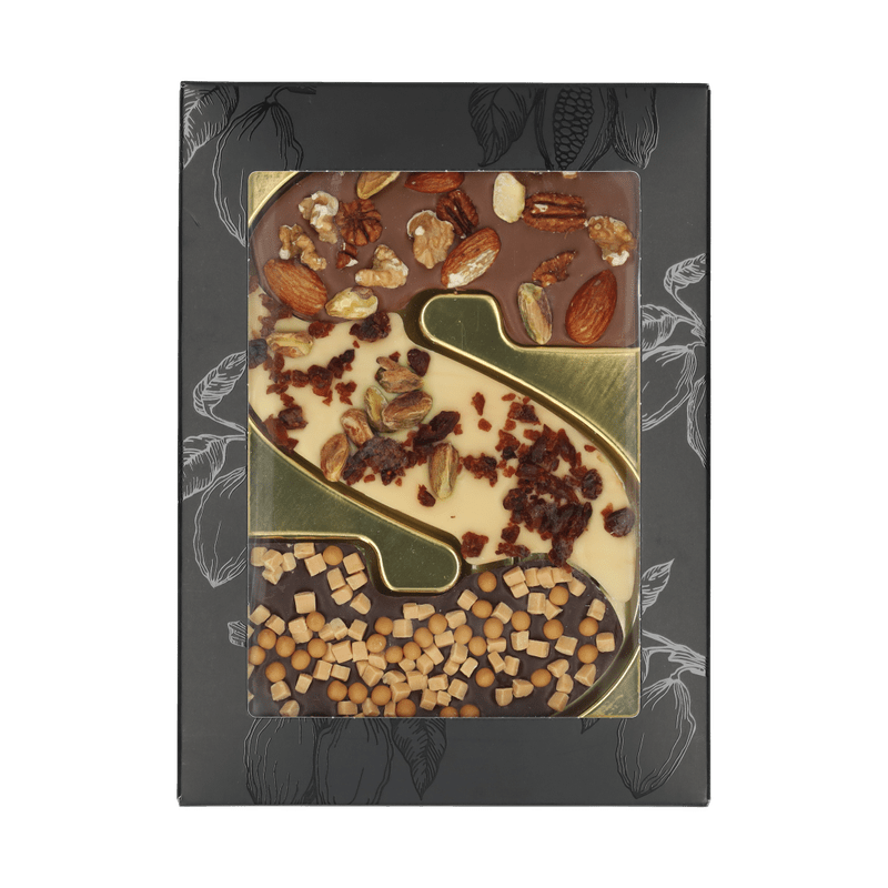 Luxe chocoladeletter in 3 smaken