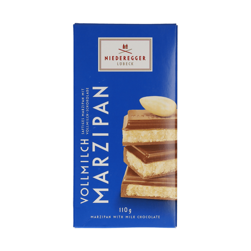 Reep melkchocola met marsepein