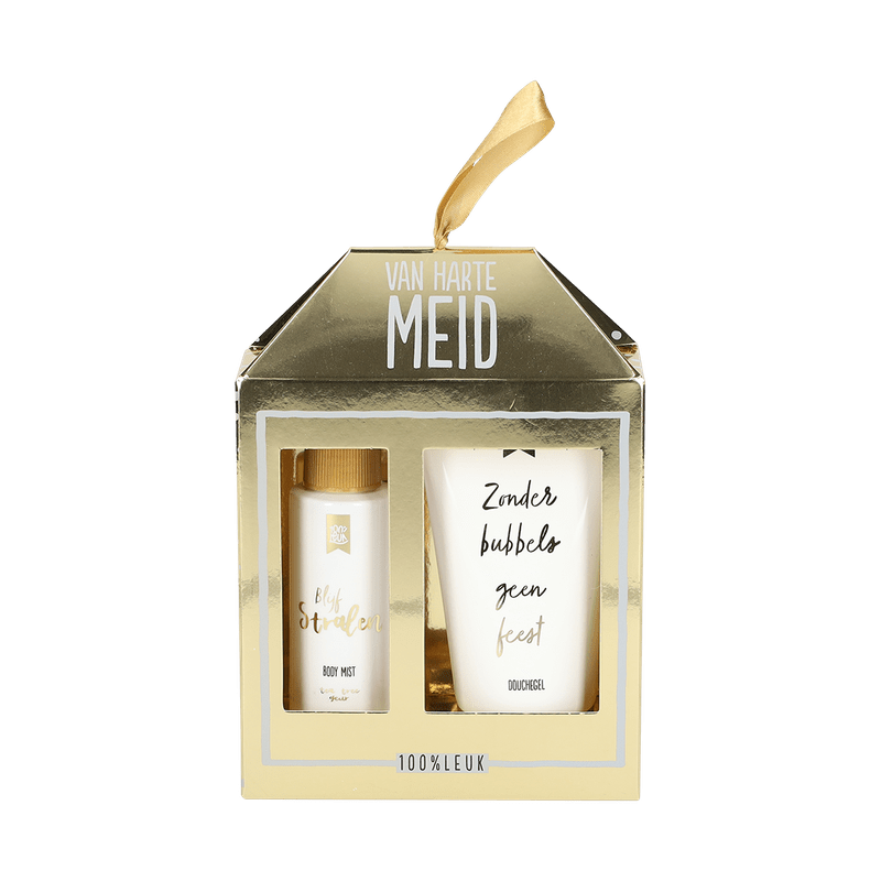 Huidverzorging cadeauset ‘Van harte meid’