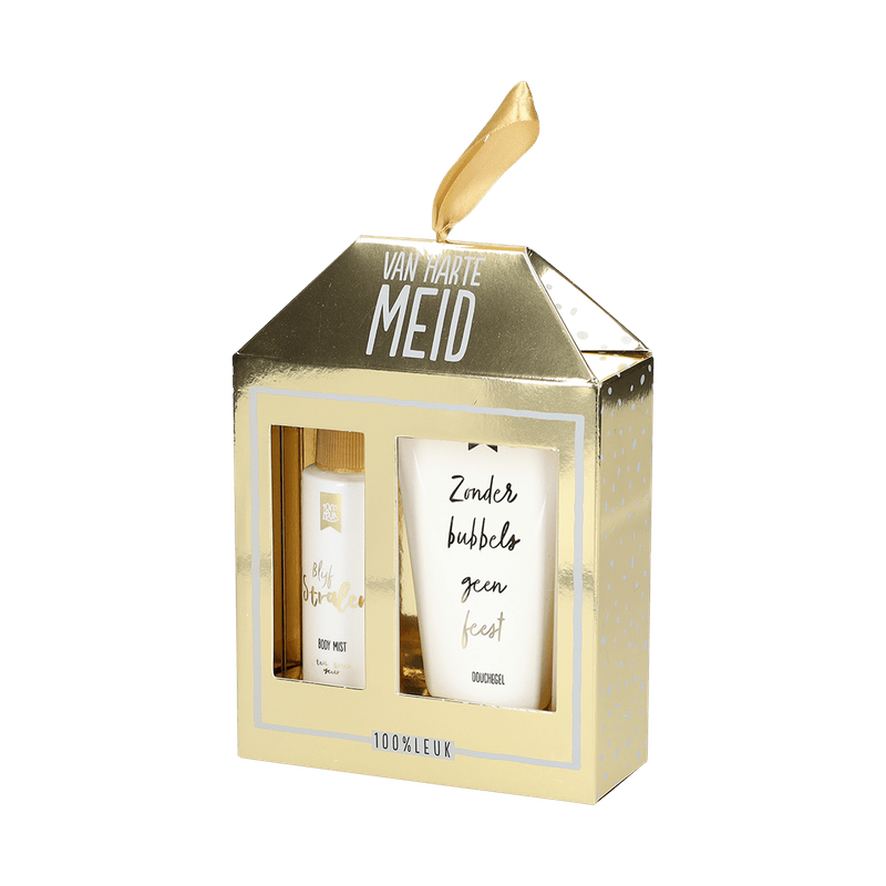 Huidverzorging cadeauset ‘Van harte meid’