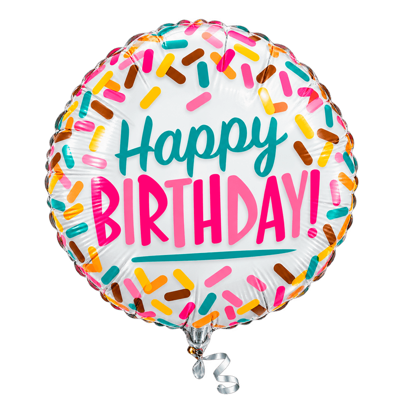 Heliumballon ‘Birthday sprinkles’