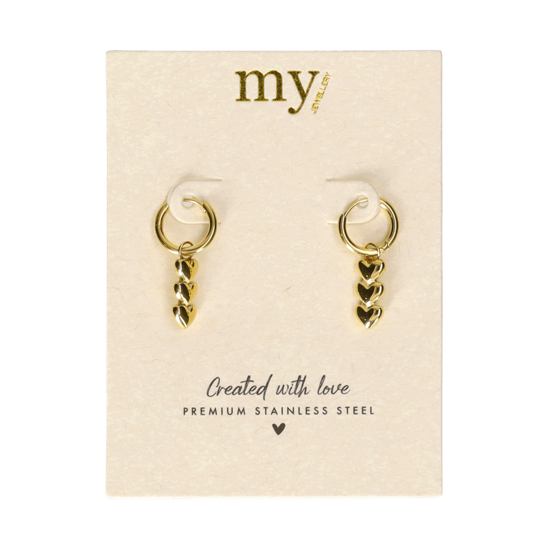 My Jewellery hartjes oorbellen