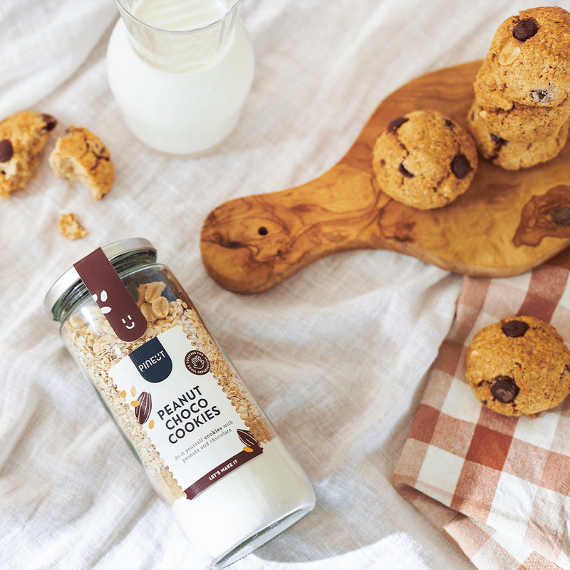Pineut DIY pot met koekjesmix