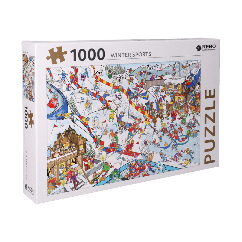 Wintersport puzzel - 1000 stukjes