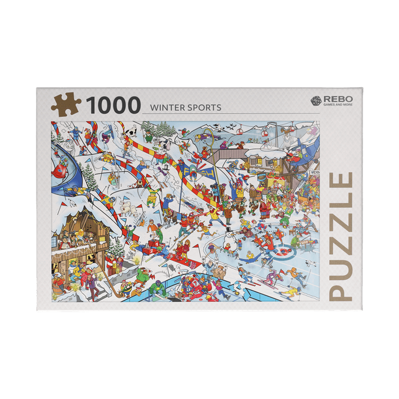 Wintersport puzzel - 1000 stukjes