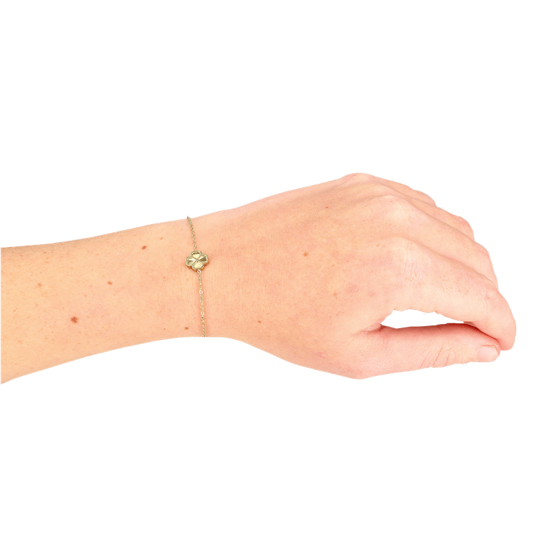 Armbandje ‘klavertje vier’ 