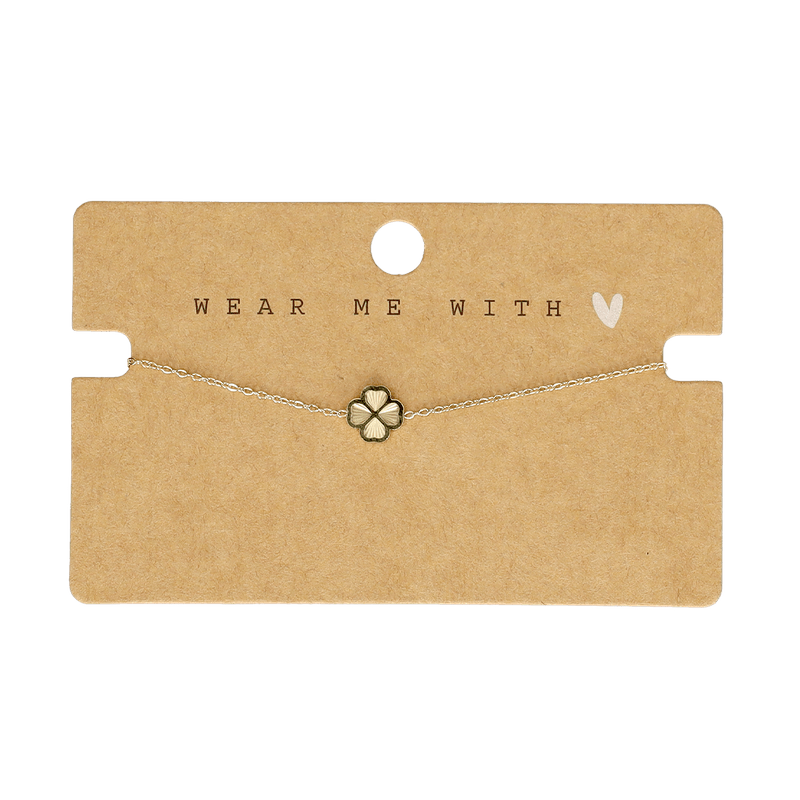 Armbandje ‘klavertje vier’