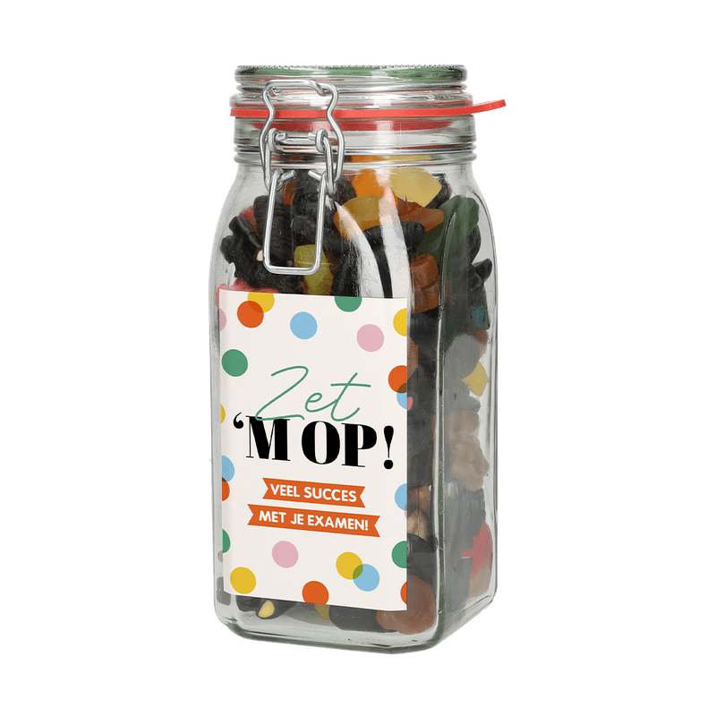 Snoeppot ‘Succes met je examen’