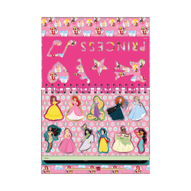 Disney prinsessen kras- en kleurboek