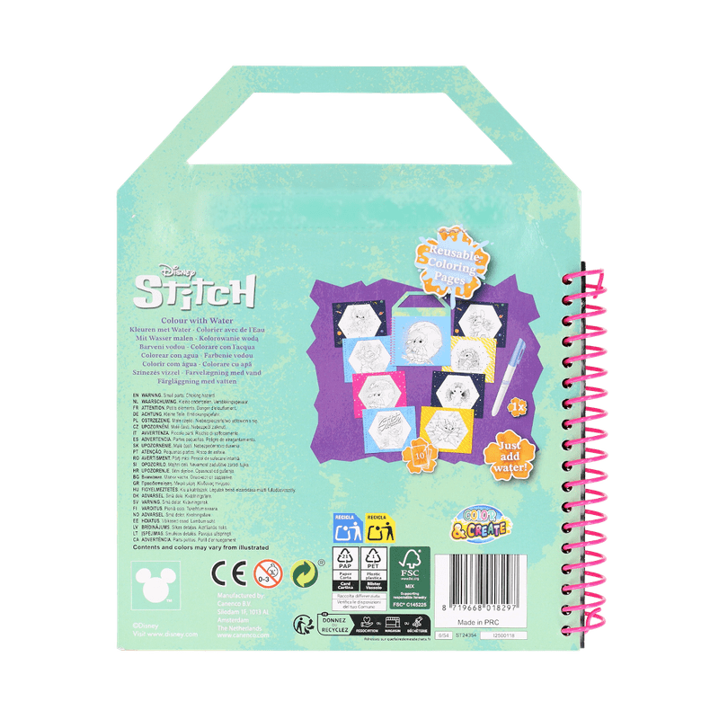 Stitch waterkleurboek