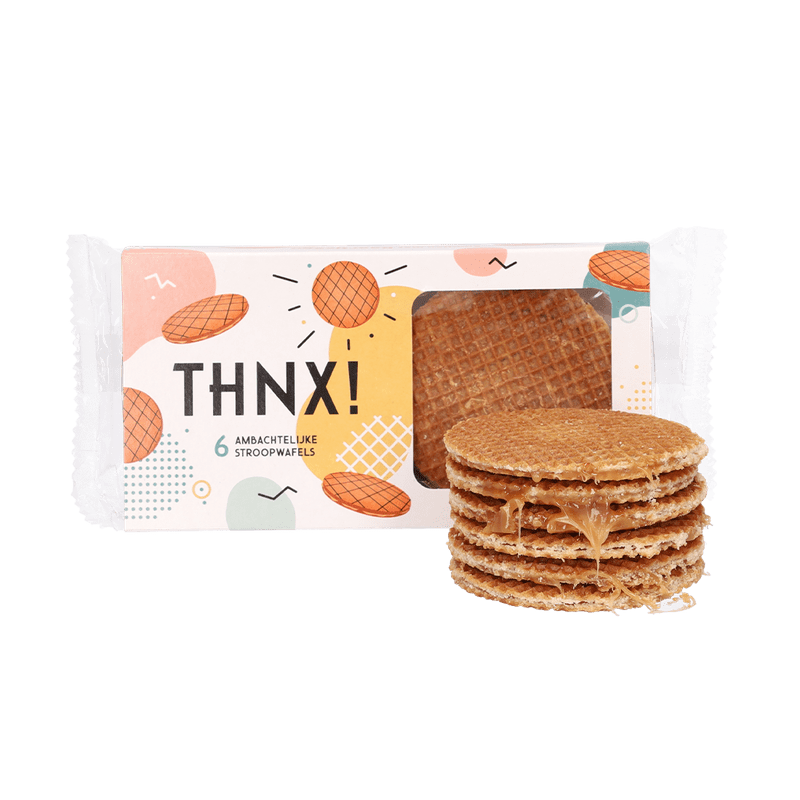 Stroopwafels 'Bedankt' 