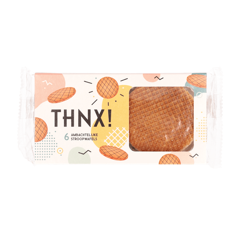 Stroopwafels 'Bedankt' 