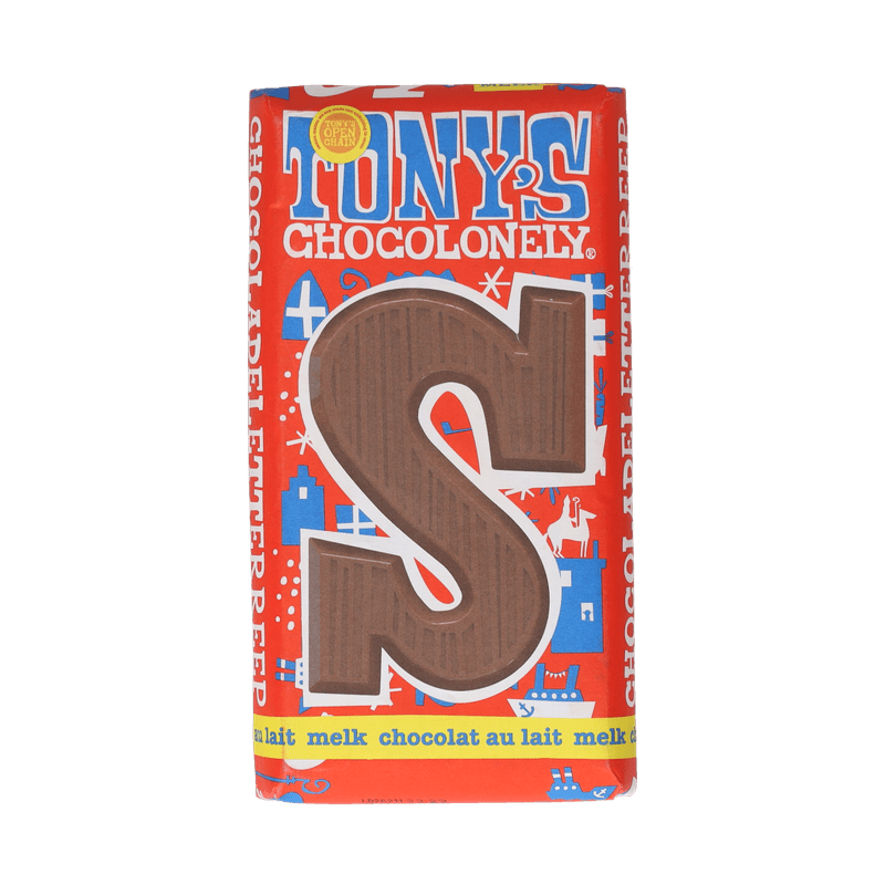 Tony’s Chocolonely chocoladeletter melk