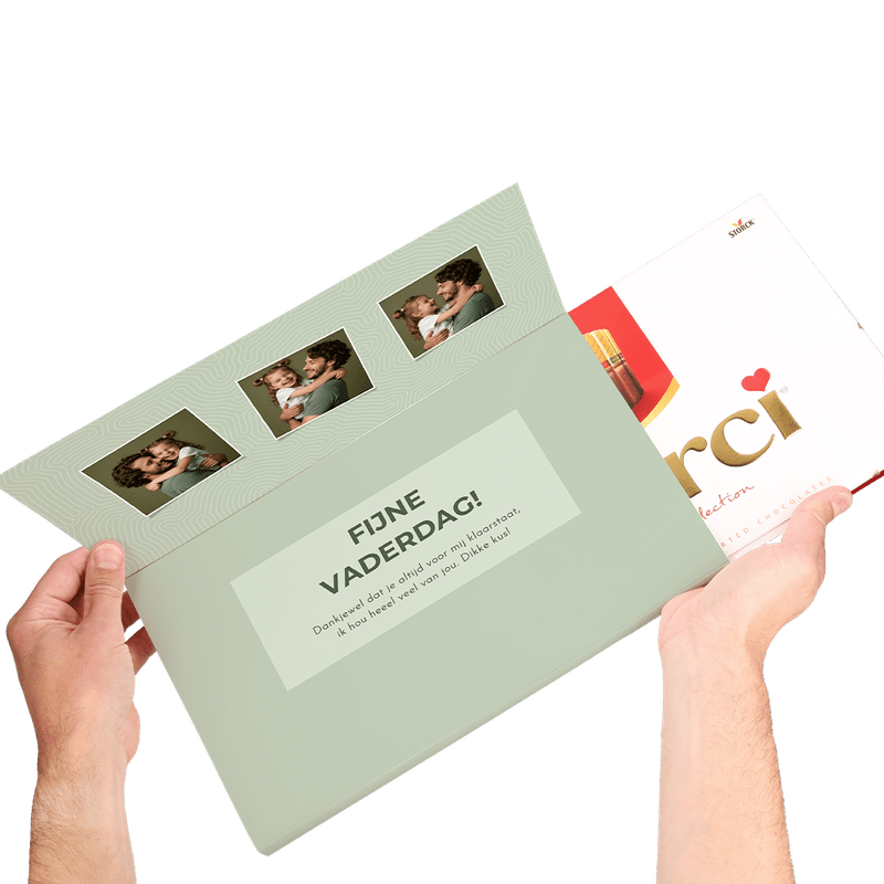 Gepersonaliseerde Vaderdag Merci (400g)