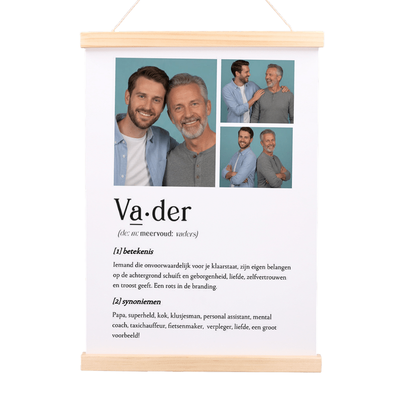 Gepersonaliseerde Vaderdag poster