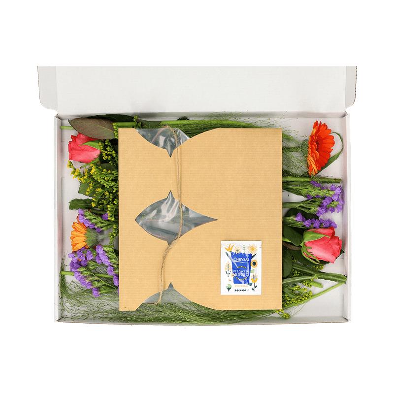 Vers gemengd brievenbusboeket