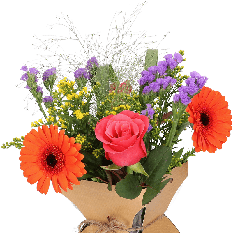 Vers gemengd brievenbusboeket