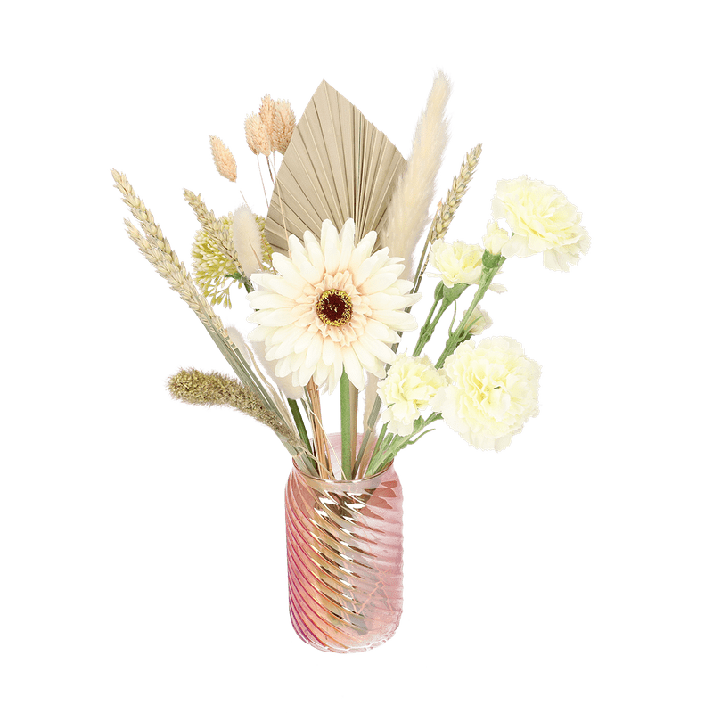 Boeket zijdebloemen wit