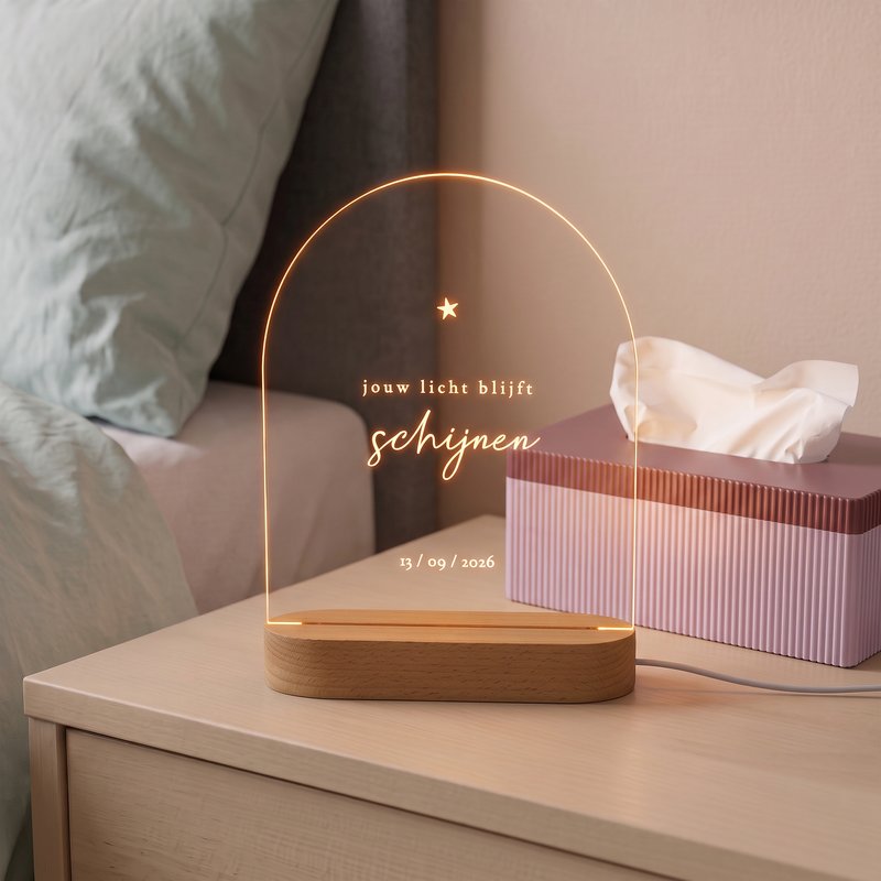 Gepersonaliseerde lamp - Bemoedigen