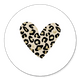 Panterprint hart wit