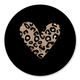 Panterprint hart zwart