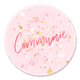 Communie spetters goud roze