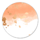 Waterverf oranje/roze gouden spetters