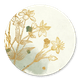 Bloemen goud met waterverf en spetters