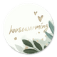 Housewarming botanisch met gouden hartjes