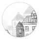 Huisjes zwart-wit diepte