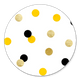Confetti goud/wit