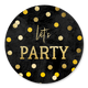 Let's party confetti krijtbord