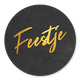 Gouden 'feestje' krijtbord