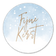 Fijne kerst blauw