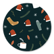 Kerst illustraties blauw