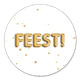Feest folieballon confetti