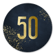 Gouden 50 diepblauw