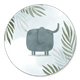 Olifant jongen jungle met waterverf