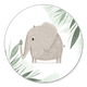 Olifant jongen met vogeltje