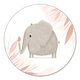 Olifant meisje met vogeltje