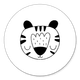 Tijger zwart wit