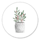 Waterverf plant kerst