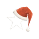 Kerstmuts met ster